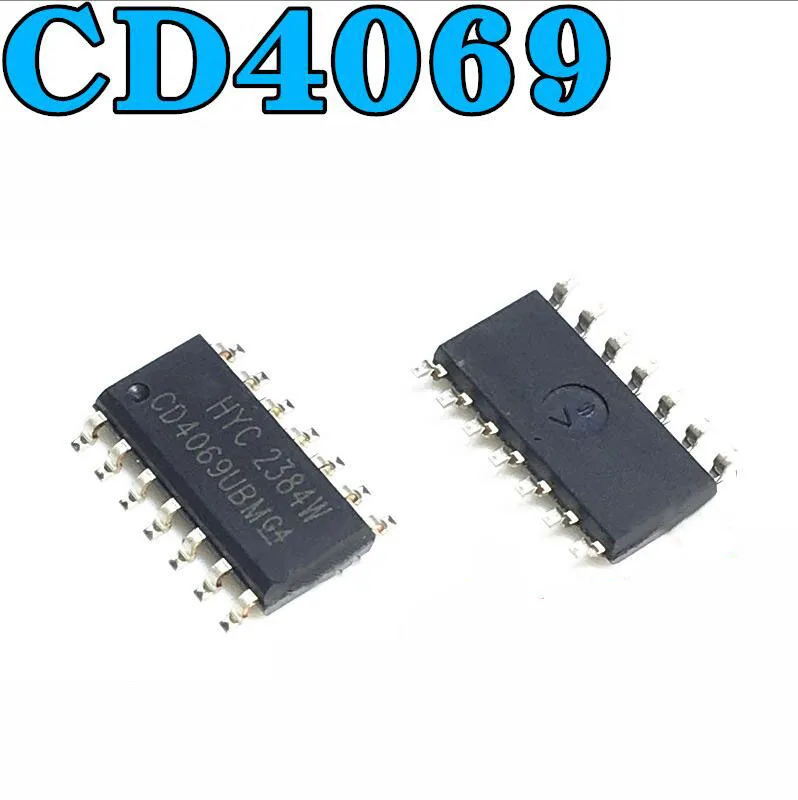 10PCS CD4069 CD4069UBM CD4069BM SOP14 six non gate inverter-in ...