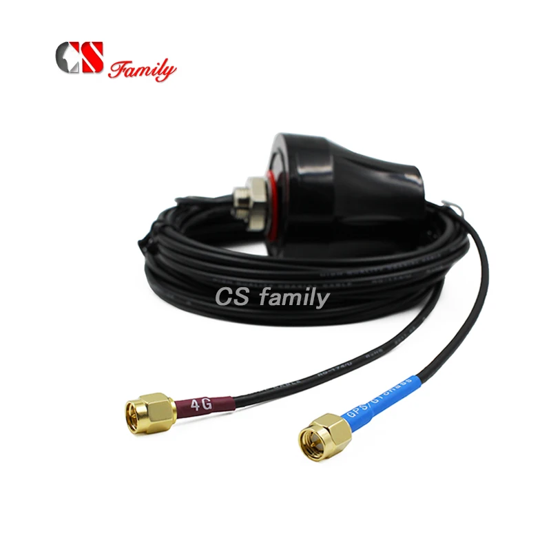 

ROUND IP67 Active External Antenna GLONASS Antenna Straight Screw mount
