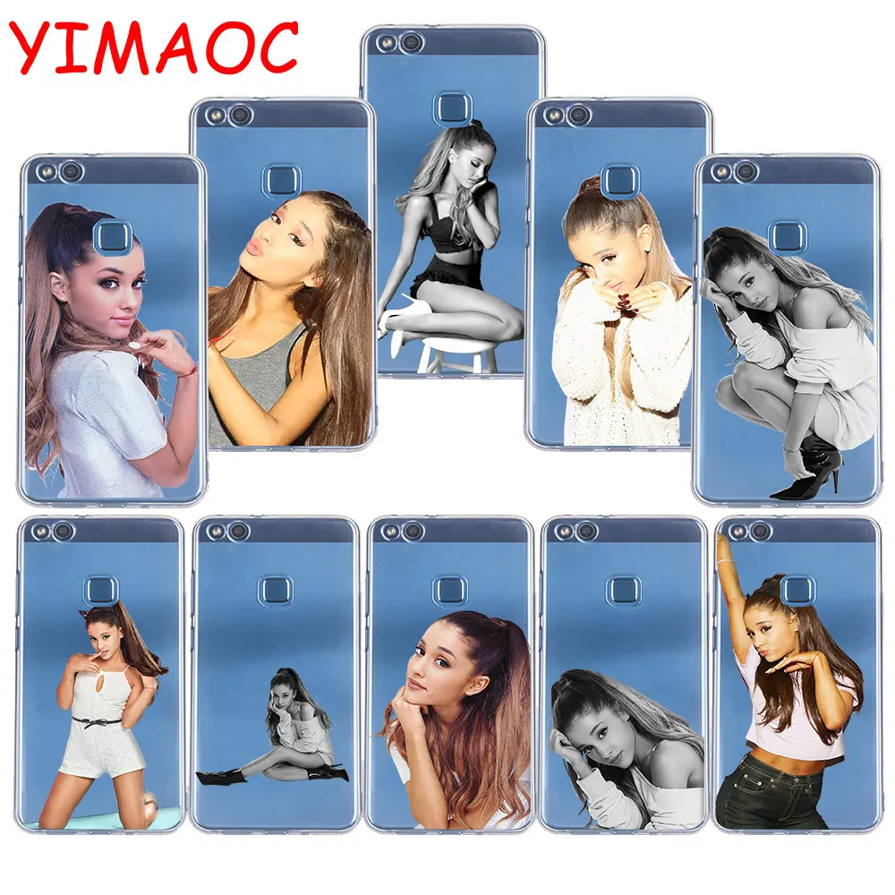 

YIMAOC 17z Beautiful Ariana Grande Crystal Soft TPU Case for Huawei P20 Pro P10 P9 P8 Lite P Smart Mate 10 lite 20 pro