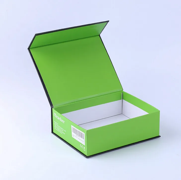 

Art Paper custom packaging book shape gift box with magnet,White slide box with foam insert ---PX10803