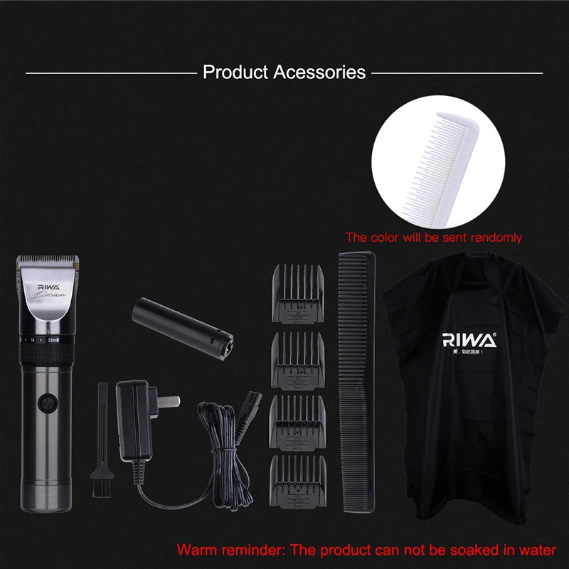 Günstig RIWA Professional Hair Trimmer X9 Mit Original Verpackung Keramik Klinge Schneiden Maschine Für Barber Lithium Batterie Haar Cutter