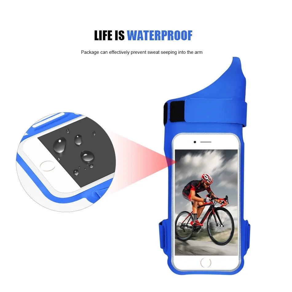 Спортивный нарукавник для спортзала водонепроницаемый чехол для телефона для Xiaomi Redmi 4x note 4 4a mi5 mi6 mi7 5,9 дюймов Чехол для бега ручная сумка-повязка на руку чехол s