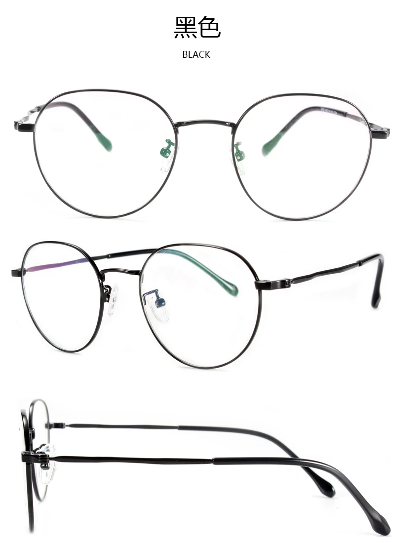 Handoer Round Optical Glasses Frame for Women Eyewear Spectacles Glasses Optical Prescription Frame Vintage Eyewear H6030