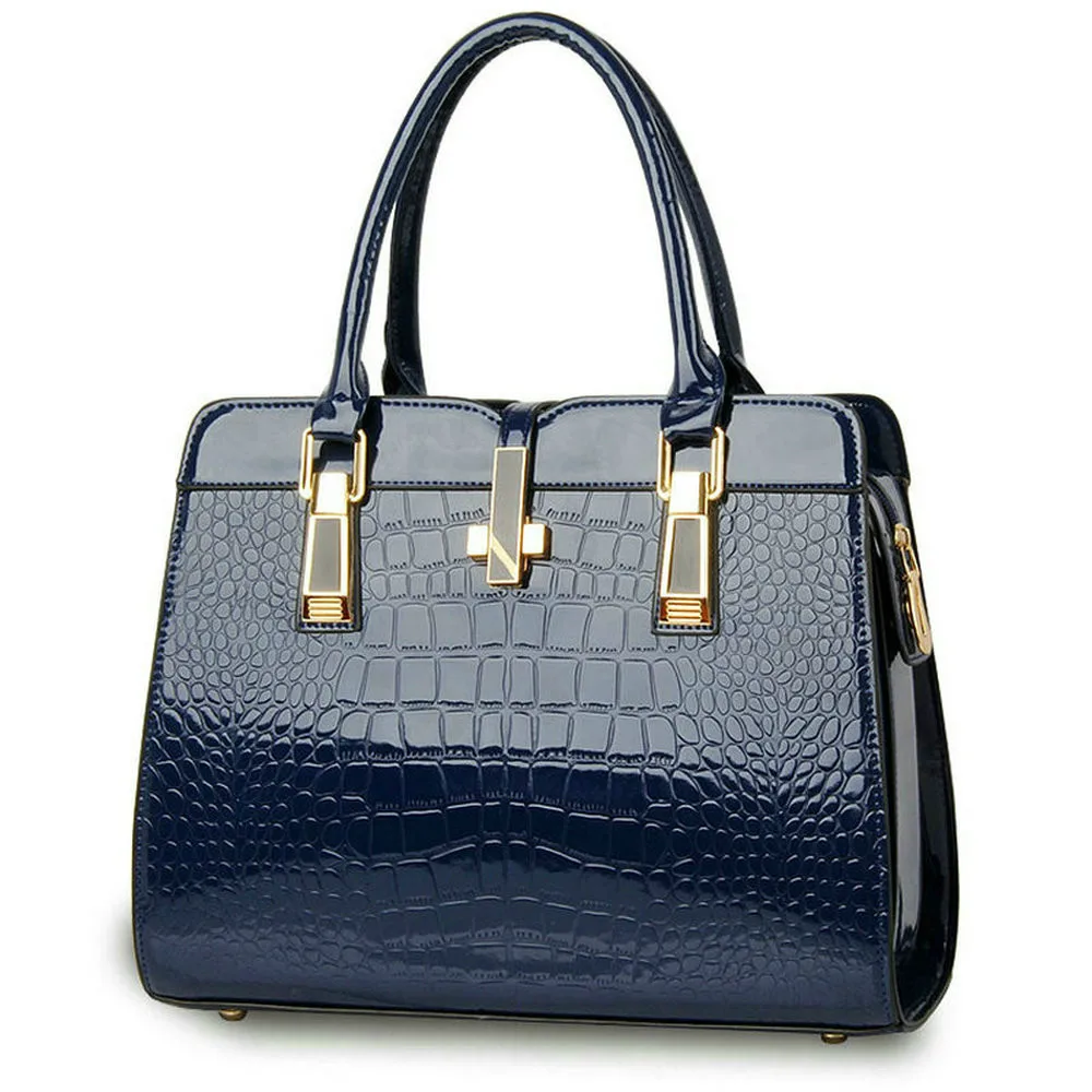 

2019 New Luxury Design Women Bags Ladies Causal Totes High Quality Alligator PU Leather Handbags for Female Fashion Shoulder Bag