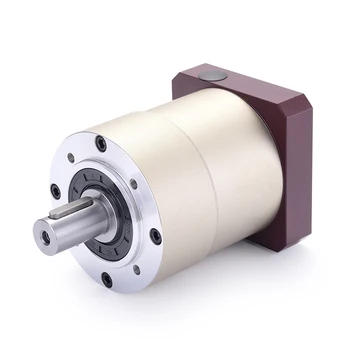 

80 round flange Spur gear planetary reducer gearbox 8 arcmin 3:1 to 10:1 for NEMA34 stepper motor input shaft 12.7mm