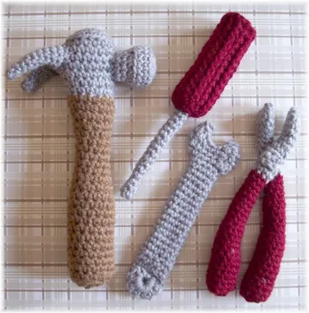 

Amigurumi crochet tool doll toy rattles