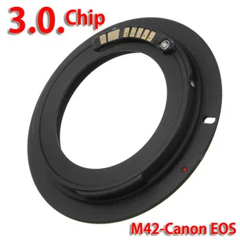 AF Confirm M42 Mount Lens Adapter Ring For M42-EOS M42 Lens for Canon EOS 500D,1000D,450D,400D,350D,300D,50D,40D,30D,20D,10D O3