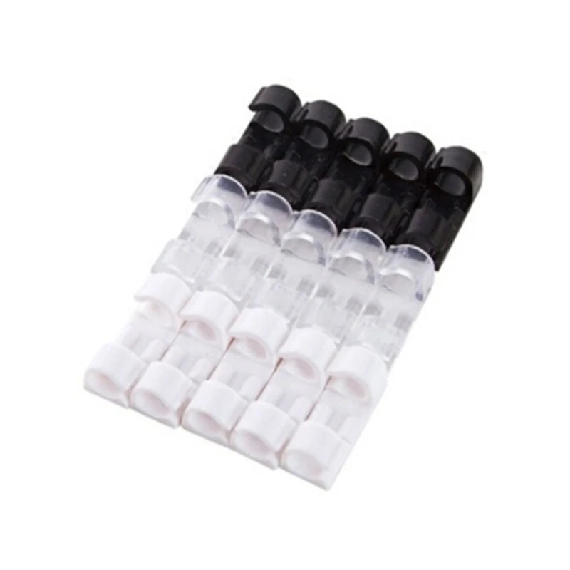 

20Pcs 7mm cables Storage Contain Wire Organizer Securing Cable Clamp Storage Clips Fixed Fit HOT Buckle Data Line Finishing Tool