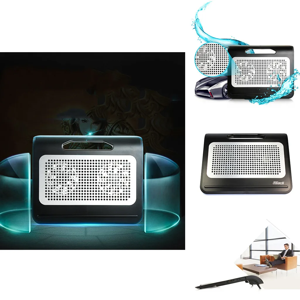 

2019 New Oimaster Mute Large Fan Anti-Skid Radiator For Computer Notebook Gamers Cooling base fan hot sell