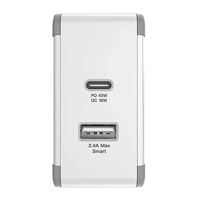 Zikko eLUGGAGE L дорожный адаптер PD 45W QC 3 0 USB C настенное зарядное устройство для США