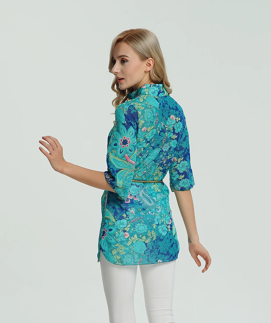 black long sleeve top 2021 Summer Women Shirt Blouse Style Fashion Chiffon Half Sleeve Plus Size 5XL Floral Casual Top Embroidery Woman Tunic Blouses women's denim shirts & tops