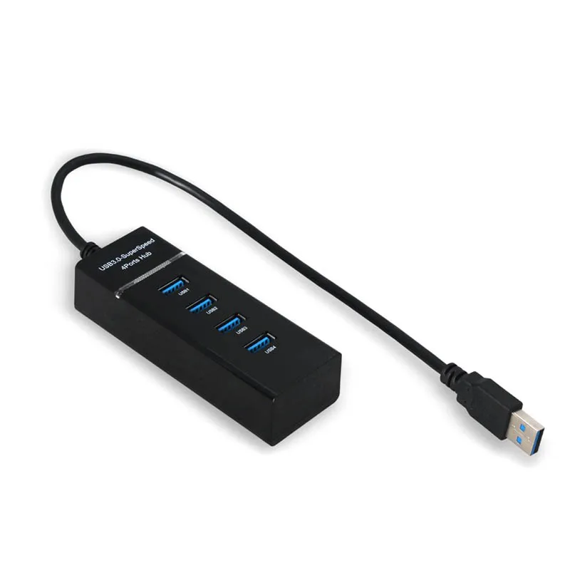 Переносной 4 Порты USB 3,0 Hub Высокоскоростной Разветвитель USB Кабель-адаптер для PS4/Slim/Pro/xbox один/LeTV ONE S компьютер Тетрадь портативных ПК