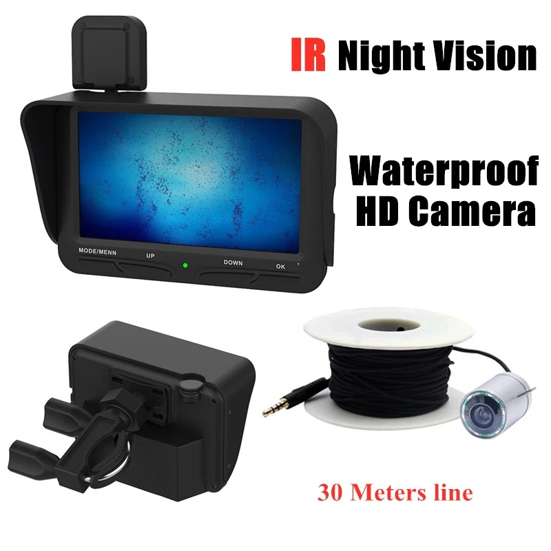 

Professional Night Vision Camera Waterproof HD Infrared binocular LCD lens camera Tactical underwater fish watching for Hunting