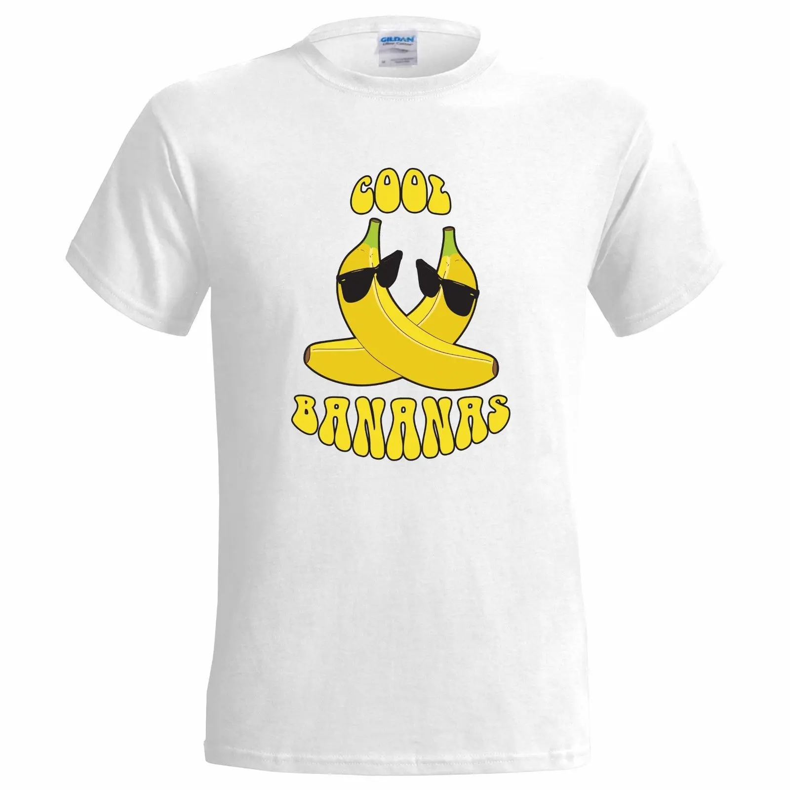 COOL BANANAS DESIGN MENS T SHIRT PRESENT CHRISTMAS BIRTHDAY BANANA DUDE