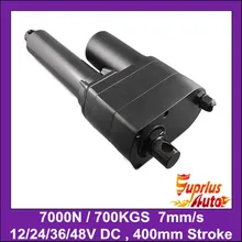 Super Heavy Load 7000N 700KGS 1540LBS 12V DC 16inch 400mm Stroke Length 7mm s Speed Heavy