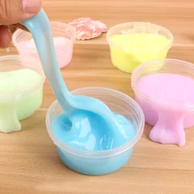 Легкая глина цвет слизь самодельный макет Полимерная глина Floam слизь Полимерная глина Пластилин игрушка-головоломка для детей