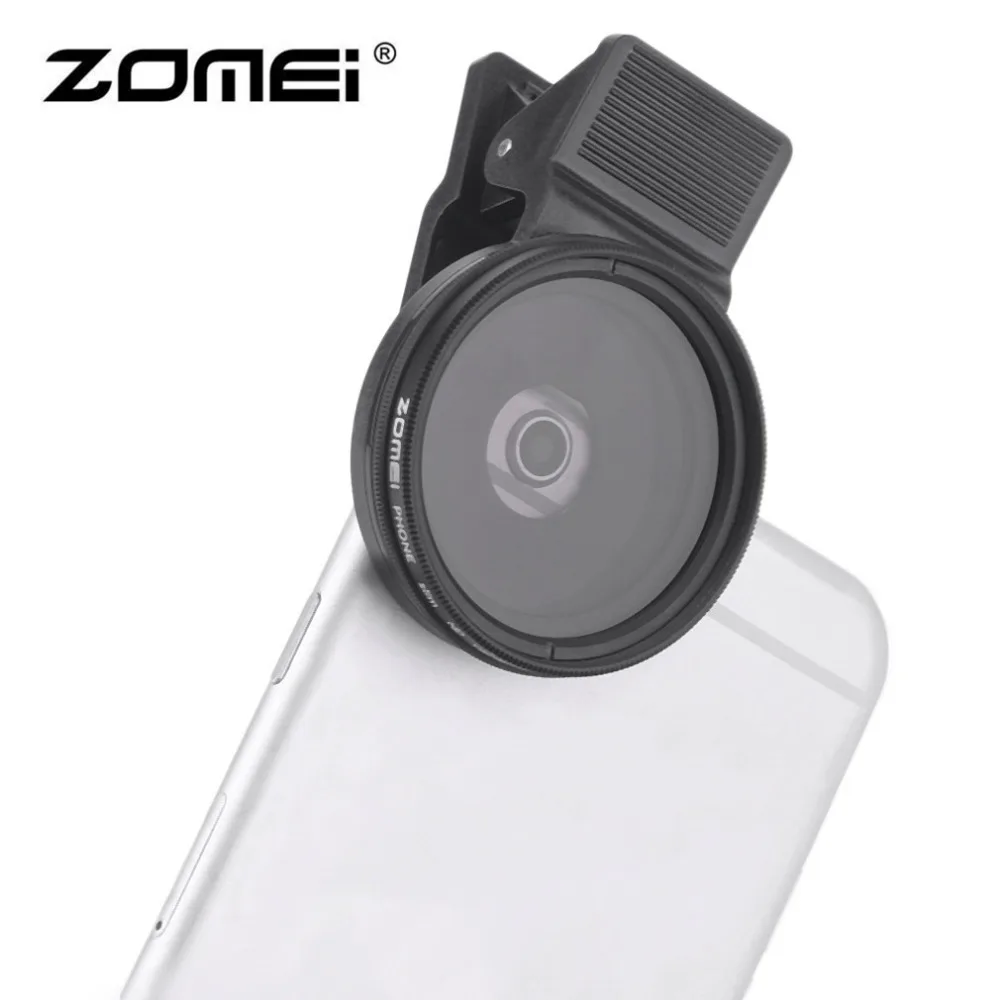 

3 In 1 ZOMEI Universal 37MM CPL+Close Up Filter+ND2-400 ND Fader Filter Kit Professional M1 Phone Lens Filter For iPhone samsung
