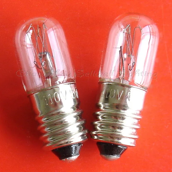 Миниатюрная лампочка 110v 5w e10 t10x28 c 5a a594|bulb|bulb 5wbulb |