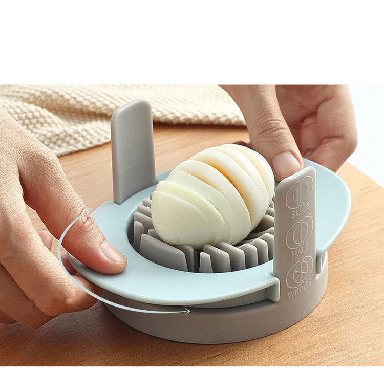 1PC High Quality Multifunction Cut Boiled Egg Cutter Slicer 3 In 1 Practical Mushroom Tomato Kitchen PU 016 | Дом и сад