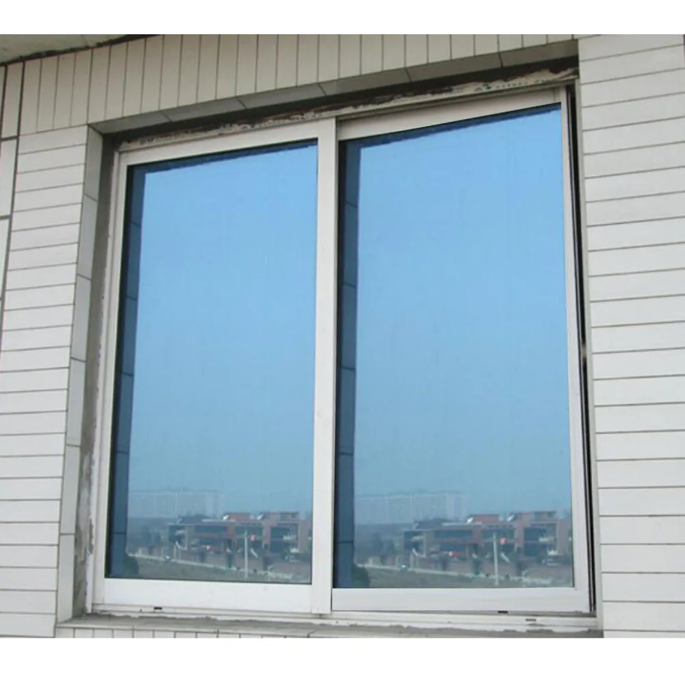 SUNICE Window Solar Tint 1.52x20m Blue&Silver Mirror Reflective Glass Sticker Anti UV Self Adhesive Film Heat Control Privacy