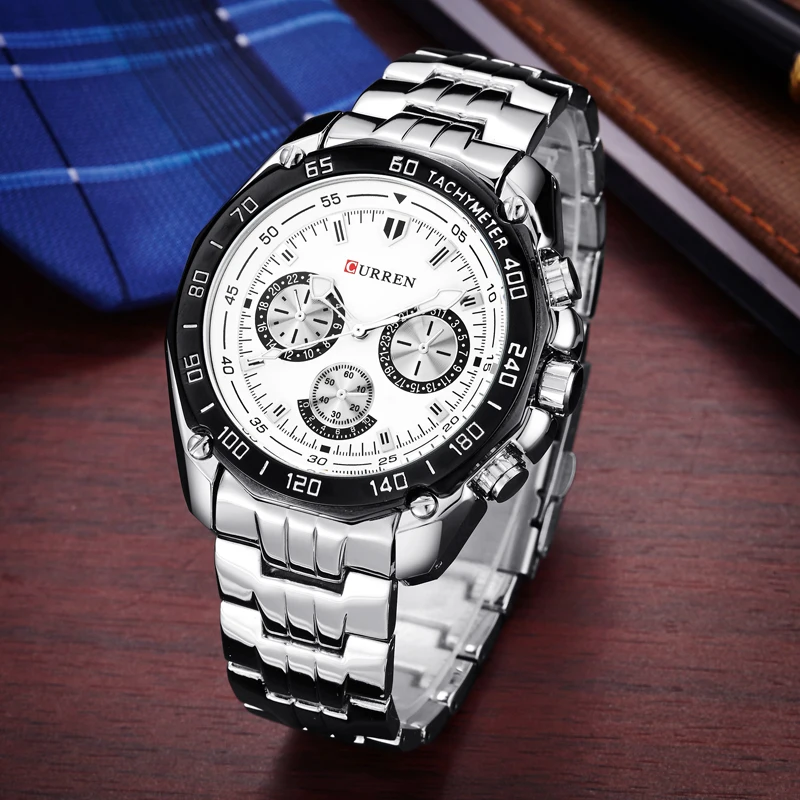 Часы для мужчин Curren Топ люксовый бренд кварцевые модные повседневные наручные часы мужские водонепроницаемые мужские спортивные часы Relogio Masculino