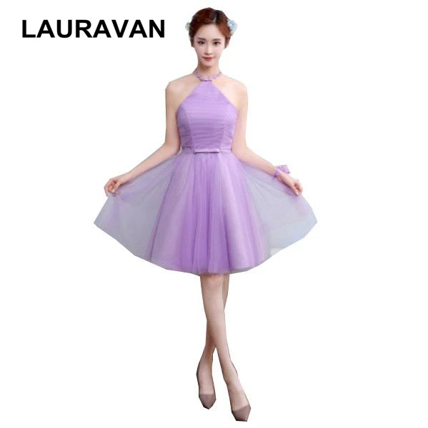 lavender halter dress