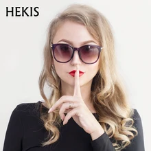 HEKIS New Classic Fashion Women Frame Lady Sun Glasses Eyewear Women’s Sunglasses D1722