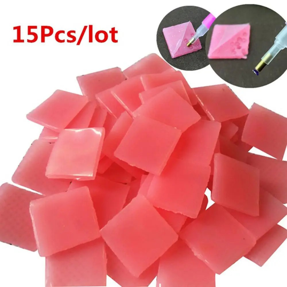 

15Pcs Fashion New Paste DIY Sticker Dotting Diamonds Point Pen Drilling Mud Nail Art Tools Hot