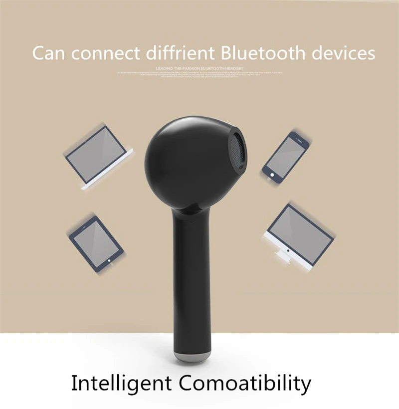 I7 i7s TWS Беспроводные Bluetooth 5,0 наушники-вкладыши наушники гарнитура с микрофоном для телефона iPhone Xiaomi samsung huawei LG