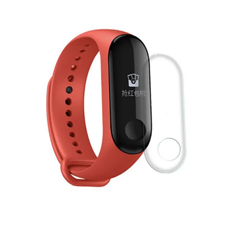Anti-Scratch TPU Soft Full Coverage Protective Film For Xiaomi Mi Band 3 Band3 Miband Wristband Screen Protector Cover Guard | Электроника