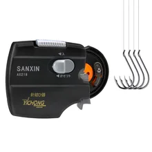 Портативная автоматическая машина рыболовные крючки яруса быстрое электрическое привязывание крючка лесное устройство