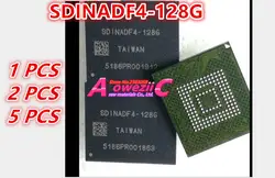Aoweziic SDINADF4-128G + 100% новый оригинальный 2018 BGA EMMC чип памяти SDINADF4-128G