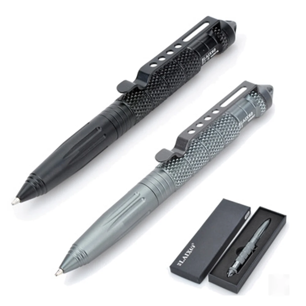 

LAIX B2 EDC Tactical Pen Aviation Aluminum Diamond Head Outdoor Self-Defense Tactical Tool Black Ink Ball Point Pen