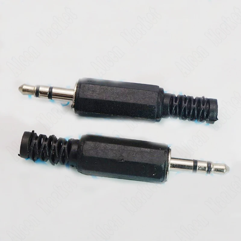 

200pcs-5000pcs Caliber 3.5MM Binaural Headphone Connector Two Segements Wire Audio Connector Socket