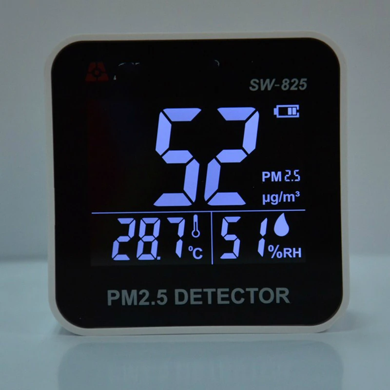 Air Quality PM2.5 Detector air Detector PM 2.5 Monitor with Battery Air Quality Analyzer Air Tester Protection Air Gas Detector (16)