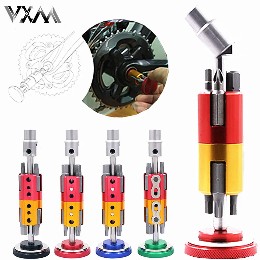 

VXM Bicycle Repair Tools hidden type six angle T25 combination multifunctional Tools Bicycle Cycling portable maintenance tools