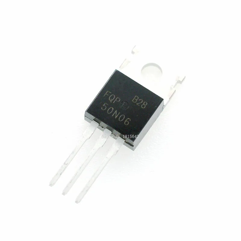 10 шт./лот FQP50N06 50N06 MOSFET TO-220 N-CH 60V 50A новый оригинальный Триод | Электронные