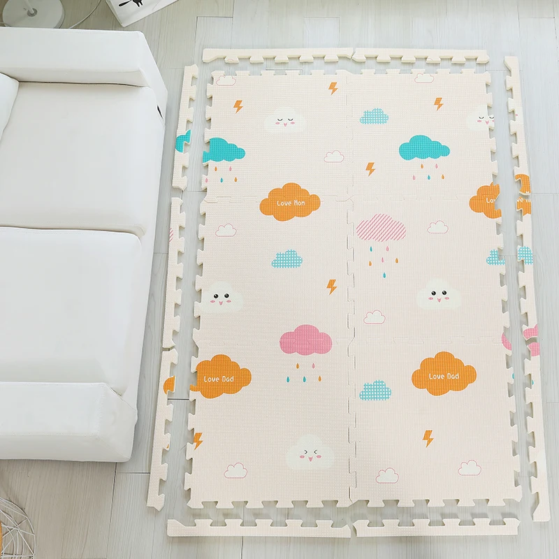 Esteira do Bebê Tapetes de Chão Sala de Estar Bebê Brilhando Espuma Criança Jogar Esteira 180*120*2 cm 71*47 * 0.8in 6 Pçs 0-8y Impermeável Xpe 12 Tapetes de jogo