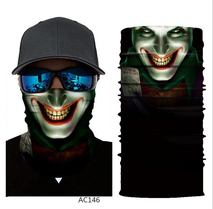 Шарф для Хэллоуина маска для фестиваля мотоциклетная маска для лица Солнцезащитная маска Балаклава Вечерние Маски праздничные принадлежности Маскарадная маска - Цвет: Зеленый