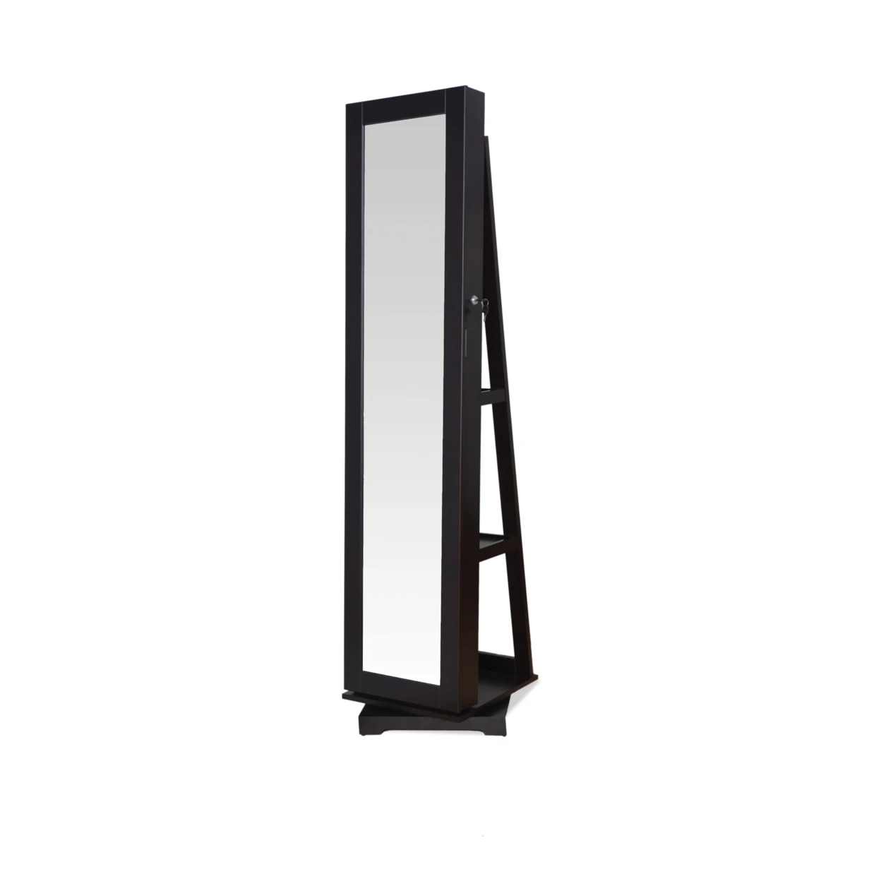 Astonishing Jewelry Armoire, Espresso Brown