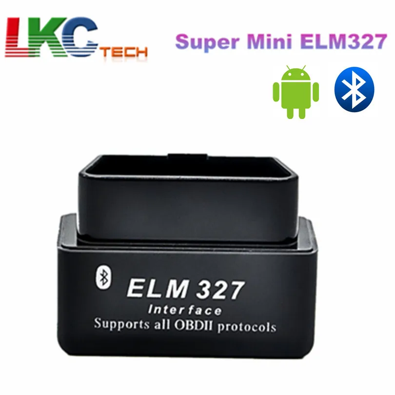 Черный Супер Мини ELM327 Bluetooth V2.1 OBD2 / QA/OBDII Автомобильный сканер кода для Android |