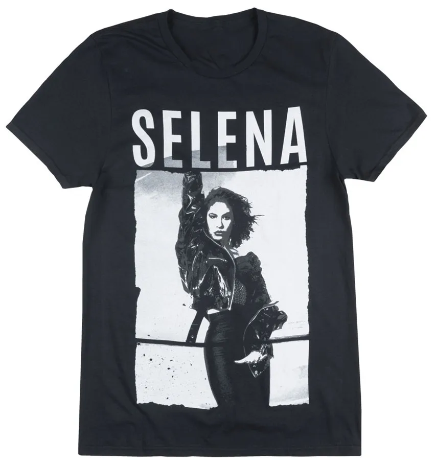

SELENA QUINTANILLA CONCERT T-SHIRT TEJANO MUSIC TEE BLACK C-LIFE Men Women Unisex New Fashion Tshirt