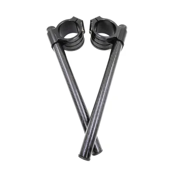 

Motorcycle Racing Pair 7/8" Fiber Carbon Clip ons 50mm Fit For DUCATI 750 SS S 1993-1994,888 888S 1993,900 SS S ALL, NEW Black