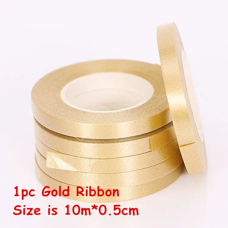 1pc Gold Белая розовая Золотая лента 10 метров длина фольга, латекс воздушные шары Свадьба День рождения декоративный шар цепь Арка аксессуары Подарки - Цвет: 1pc Gold