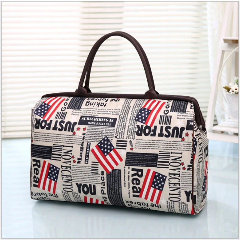 

Men Travel Bag Fashion Casual Waterproof Oxford Zipper Women Travel Bags Canvas Luggage Handbags 2018 New Travel Bag
