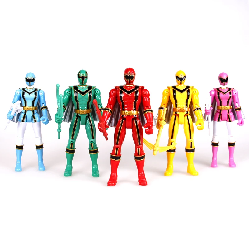 

5 Styles Bandai Genuine Anime Power Ranger Model Airship Super Action Figures Battle Power Ranger Model Airship Personage Gift