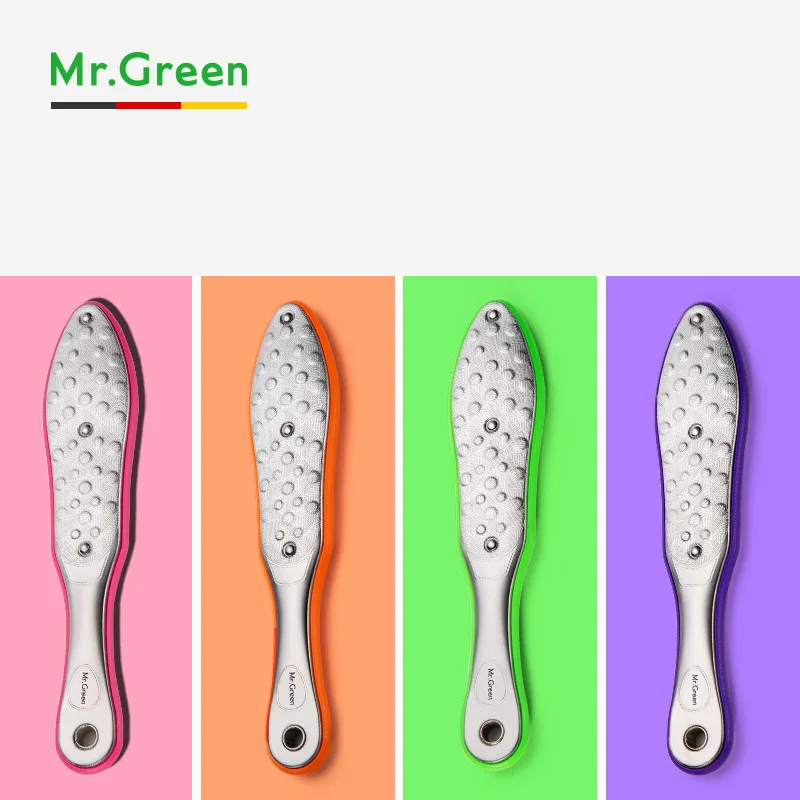 Рашпиль для ног Mr.Green1 из нержавеющей стали shighgrade средство удаления мозолей и