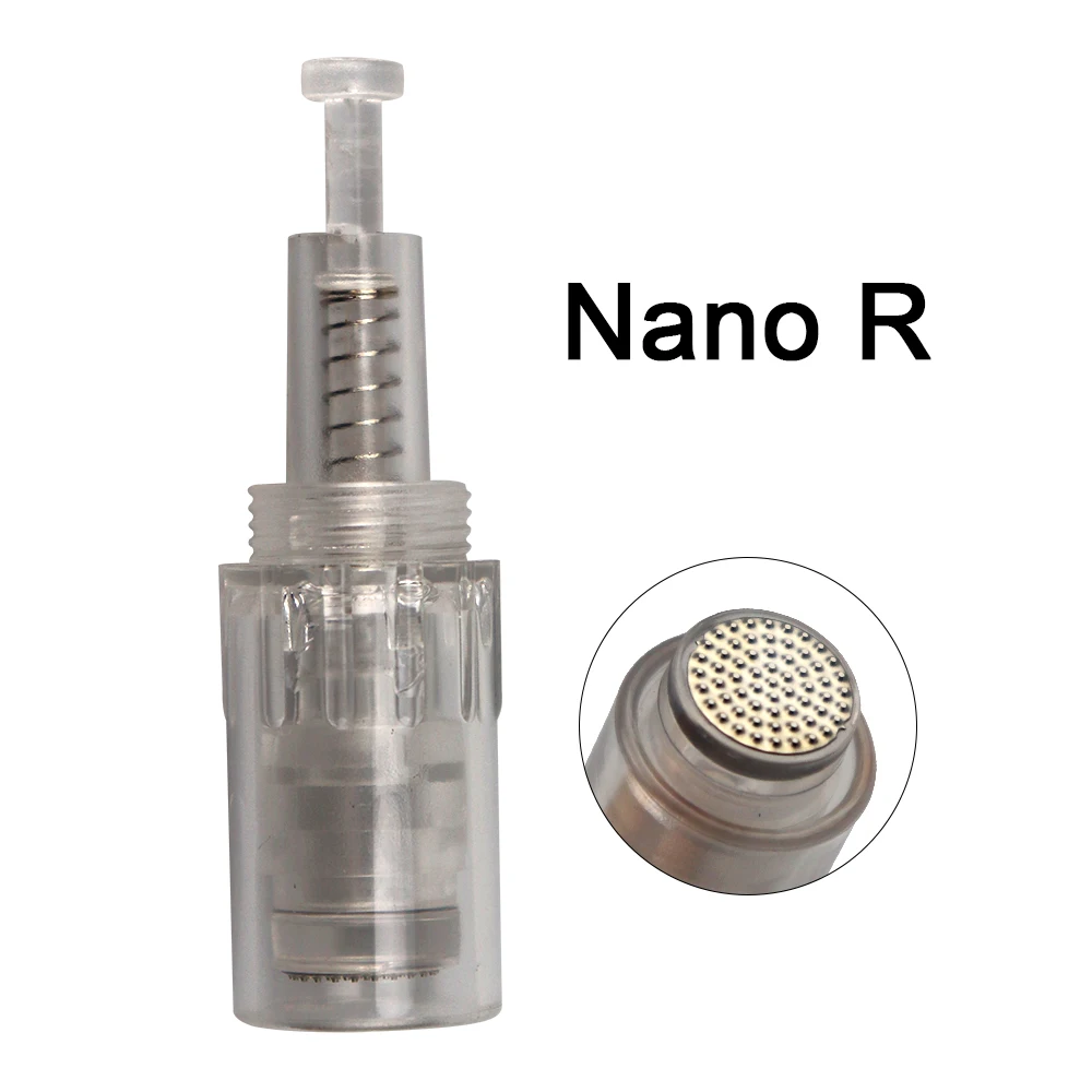 10 шт. электрические нано иглы для татуажа 9 12 36 42 pin нано квадратные нано 3D микро иглы для перманентного макияжа иглы винтовые наконечники