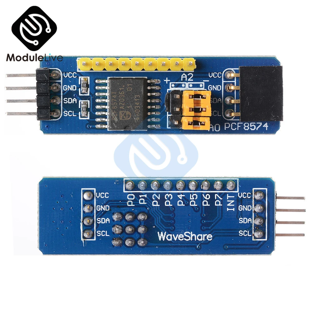 PCF8574 I2C интерфейс 8-bit IO MCU Плата расширения I/O расширитель автобус оценочный модуль