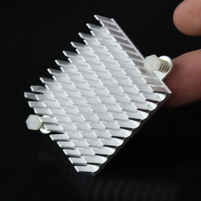 

5 Pieces/lot 43x40x11mm Anodized DIY Northbridge Cooling Radiator Heatsink Aluminum